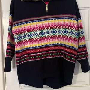 Talbots Multicolor Fair Isle Women's Sweater